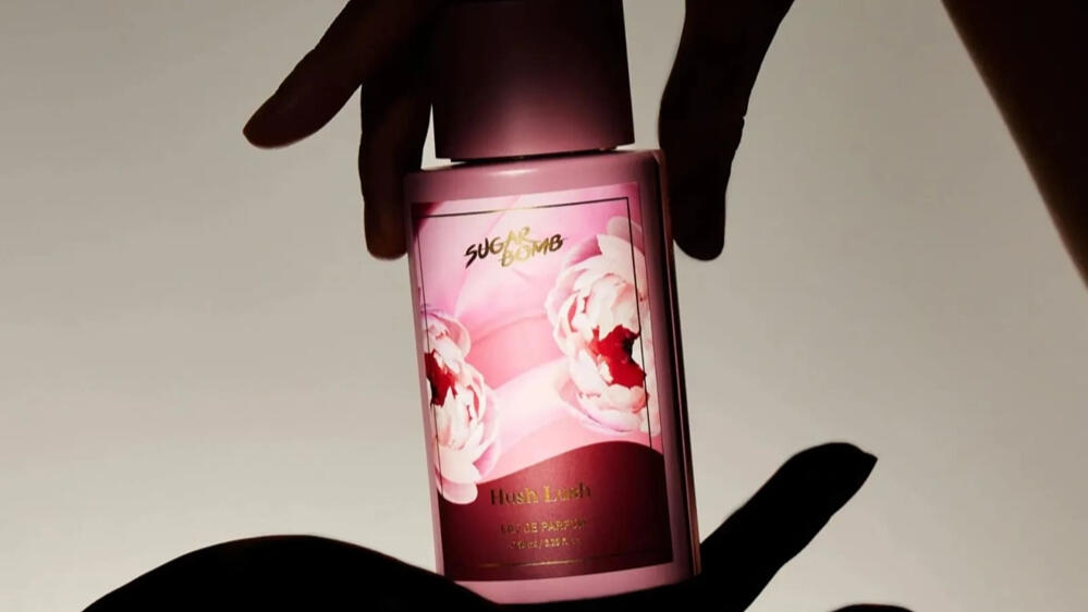 SugarBomb Hush Lush Eau De Parfum SugarBomb Hush Lush Eau De Parfum bottle, available at our perfume store in Singapore.